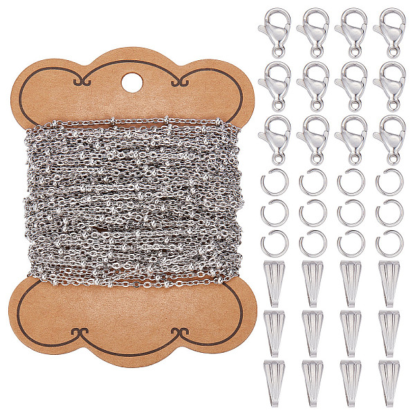 PandaHall SUNNYCLUE DIY Chain Necklaces Making Kits, Including 304 Stainless Steel Cable Chains & Lobster Claw Clasps & Open Jump Rings &...
PandaHall SUNNYCLUE DIY Chain Necklaces Making Kits, Including 304 Stainless Steel Cable Chains & Lobster Claw Clasps & Open Jump Rings &...