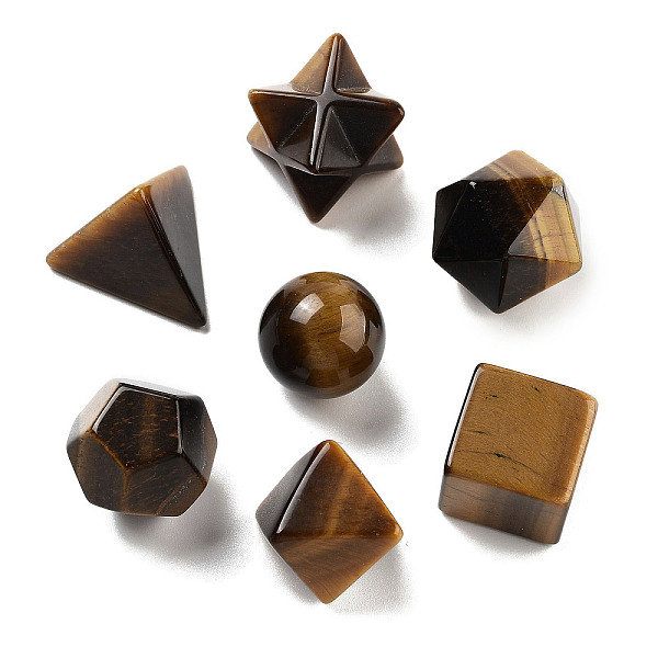 PandaHall 7Pcs Natural Tiger Eye Beads, No Hole/Undrilled, Round & Cube & Merkaba Star, Mixed Shapes, 15~22x15~22x15~21mm Tiger Eye Mixed...
PandaHall 7Pcs Natural Tiger Eye Beads, No Hole/Undrilled, Round & Cube & Merkaba Star, Mixed Shapes, 15~22x15~22x15~21mm Tiger Eye Mixed...