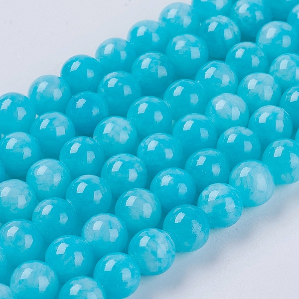 PandaHall Natural Yellow Jade Beads Strands, Dyed, Round, Dark Turquoise, 8mm, Hole: 1mm, about 50pcs/strand, 15.75 inch Yellow Jade Round..., Cyan
PandaHall Natural Yellow Jade Beads Strands, Dyed, Round, Dark Turquoise, 8mm, Hole: 1mm, about 50pcs/strand, 15.75 inch Yellow Jade Round..., Cyan