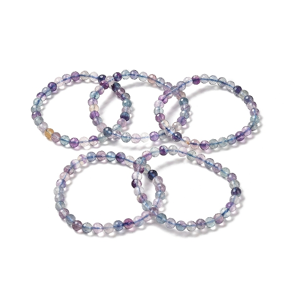 PandaHall Natural Fluorite Beaded Stretch Bracelets, Grade 2A, Faceted Round, Inner Diameter: 2~2-1/4 inch(5.2~5.5cm) Fluorite Round
PandaHall Natural Fluorite Beaded Stretch Bracelets, Grade 2A, Faceted Round, Inner Diameter: 2~2-1/4 inch(5.2~5.5cm) Fluorite Round