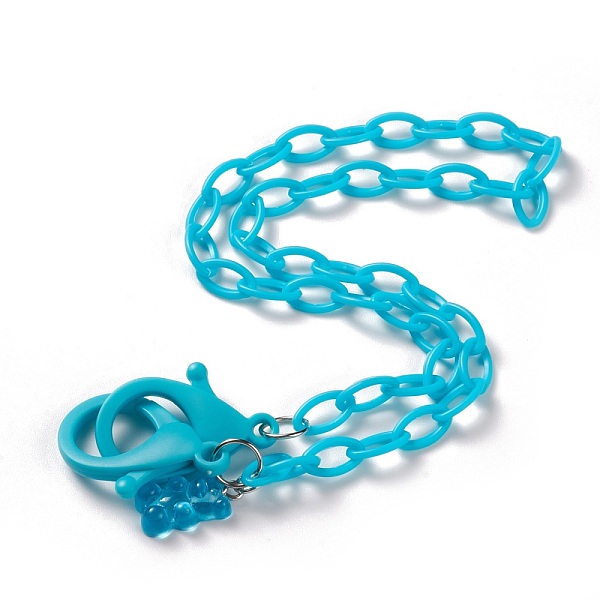 PandaHall Personalized ABS Plastic Cable Chain Necklaces, Eyeglass Chains, Handbag Chains, with Plastic Lobster Claw Clasps and Resin Bear...
PandaHall Personalized ABS Plastic Cable Chain Necklaces, Eyeglass Chains, Handbag Chains, with Plastic Lobster Claw Clasps and Resin Bear...