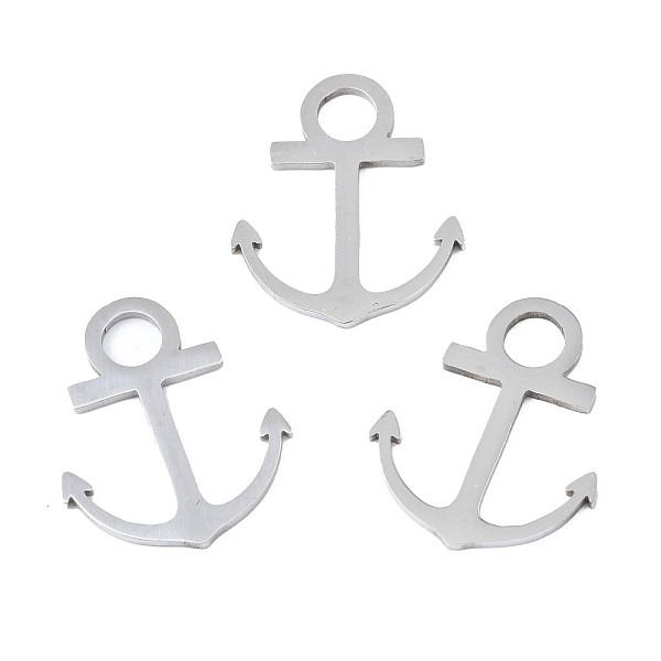 PandaHall 201 Stainless Steel Pendants, Laser Cut, Anchor, Stainless Steel Color, 19.5x16x1mm, Hole: 4mm 201 Stainless Steel Anchor & Helm
PandaHall 201 Stainless Steel Pendants, Laser Cut, Anchor, Stainless Steel Color, 19.5x16x1mm, Hole: 4mm 201 Stainless Steel Anchor & Helm