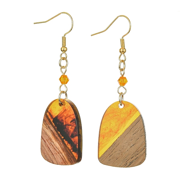 PandaHall Resin & Walnut Wood Arch Dangle Earrings, Golden Iron Long Drop Earrings, Gold, 63x20mm Resin Arch Gold
PandaHall Resin & Walnut Wood Arch Dangle Earrings, Golden Iron Long Drop Earrings, Gold, 63x20mm Resin Arch Gold