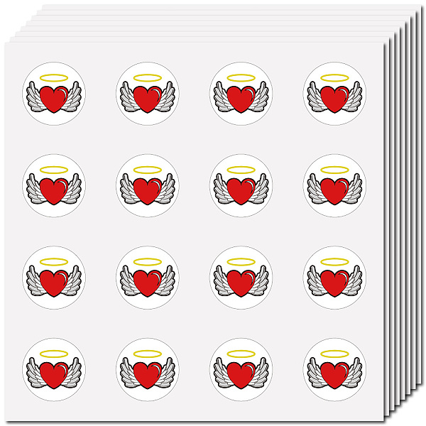 PandaHall CREATCABIN 128Pcs Heart Wings Stickers Angel Halo Wings Vinyl Decal Self-Adhesive Waterproof Sticker Round Bulk Love Wings...
PandaHall CREATCABIN 128Pcs Heart Wings Stickers Angel Halo Wings Vinyl Decal Self-Adhesive Waterproof Sticker Round Bulk Love Wings...