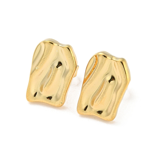 PandaHall 304 Stainless Steel Stud Earrings, Twist Rectangle, Real 18K Gold Plated, 13x8.5mm Stainless Steel Rectangle
PandaHall 304 Stainless Steel Stud Earrings, Twist Rectangle, Real 18K Gold Plated, 13x8.5mm Stainless Steel Rectangle