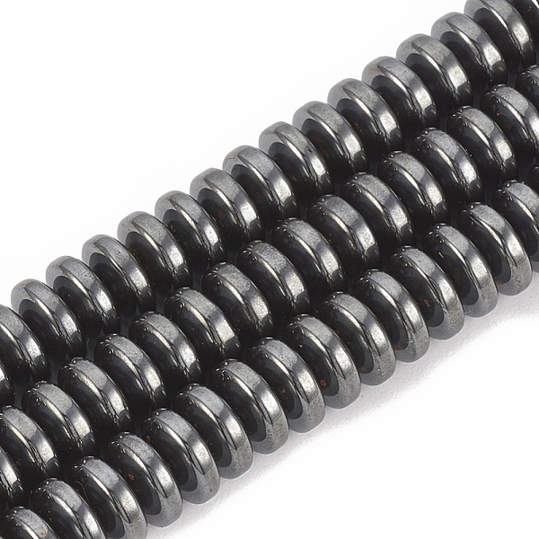 PandaHall Non-magnetic Synthetic Hematite Beads Strands, Rondelle, 6x3mm, Hole: 1mm, about 125~133pcs/strand, 15.7 inch Non-magnetic...
PandaHall Non-magnetic Synthetic Hematite Beads Strands, Rondelle, 6x3mm, Hole: 1mm, about 125~133pcs/strand, 15.7 inch Non-magnetic...