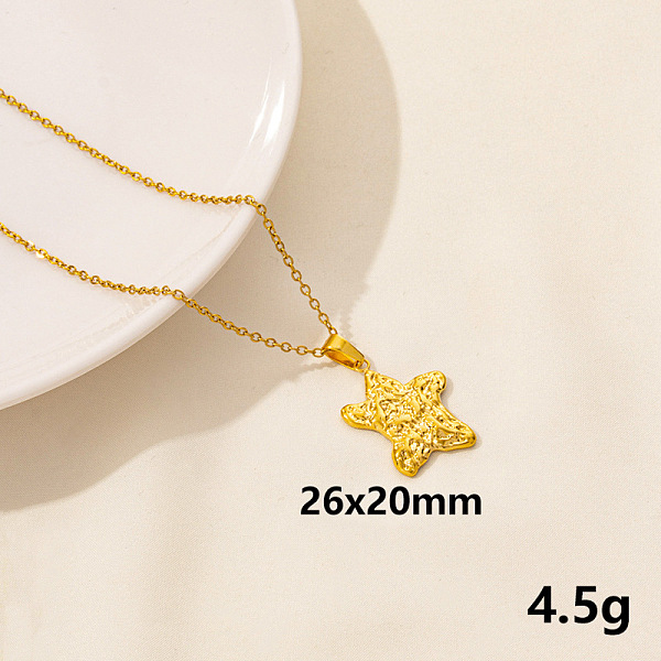 PandaHall Stainless Steel Starfish Pendant Necklaces for Women Stainless Steel Starfish
PandaHall Stainless Steel Starfish Pendant Necklaces for Women Stainless Steel Starfish