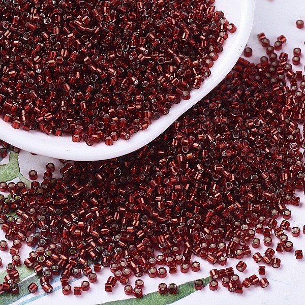 PandaHall MIYUKI Delica Beads, Cylinder, Japanese Seed Beads, 11/0, (DB0603) Dyed Silver Lined Brick Red, 1.3x1.6mm, Hole: 0.8mm, about...
PandaHall MIYUKI Delica Beads, Cylinder, Japanese Seed Beads, 11/0, (DB0603) Dyed Silver Lined Brick Red, 1.3x1.6mm, Hole: 0.8mm, about...
