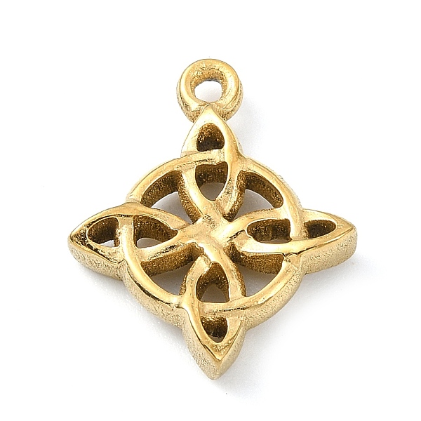 PandaHall 304 Stainless Steel Pendants, Witch Knot Charm, Golden, 18x15x3mm, Hole: 1.2mm 304 Stainless Steel Others
PandaHall 304 Stainless Steel Pendants, Witch Knot Charm, Golden, 18x15x3mm, Hole: 1.2mm 304 Stainless Steel Others