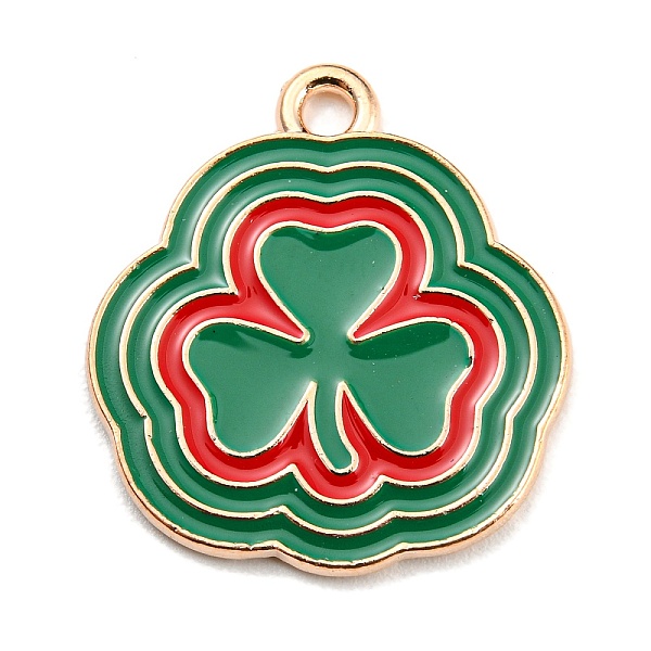 PandaHall Saint Patrick's Day Alloy Enamel Pendants, Light Gold, Clover Charm, Green, 22x20x1mm, Hole: 2mm Alloy+Enamel Clover Green
PandaHall Saint Patrick's Day Alloy Enamel Pendants, Light Gold, Clover Charm, Green, 22x20x1mm, Hole: 2mm Alloy+Enamel Clover Green