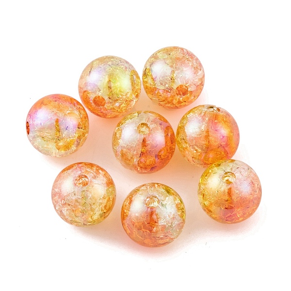 PandaHall UV Plating Rainbow Iridescent Acrylic Crackl Beads, Round, Orange, 12mm, Hole: 2.2mm Acrylic Round Orange
PandaHall UV Plating Rainbow Iridescent Acrylic Crackl Beads, Round, Orange, 12mm, Hole: 2.2mm Acrylic Round Orange