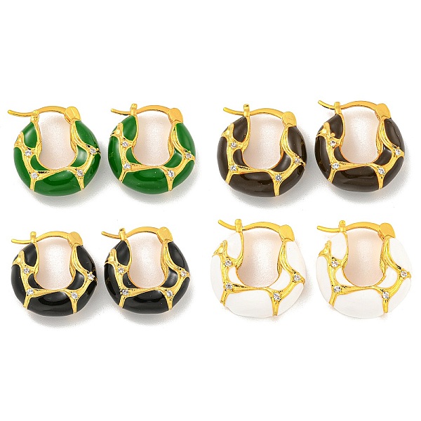 PandaHall Rack Plating Brass Micro Pave Clear Cubic Zirconia Hoop Earring, with Cloud Enamel, Cadmium Free & Lead Free, Long-Lasting Plated..., Multicolor
PandaHall Rack Plating Brass Micro Pave Clear Cubic Zirconia Hoop Earring, with Cloud Enamel, Cadmium Free & Lead Free, Long-Lasting Plated..., Multicolor