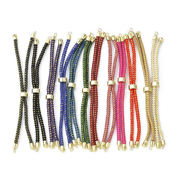 PandaHall Adjustable Nylon Cord Slider Bracelet Making, with Brass Findings, Long-Lasting Plated, Real 24K Gold Plated, Mixed Color, 8-5/8..., Multicolor
PandaHall Adjustable Nylon Cord Slider Bracelet Making, with Brass Findings, Long-Lasting Plated, Real 24K Gold Plated, Mixed Color, 8-5/8..., Multicolor