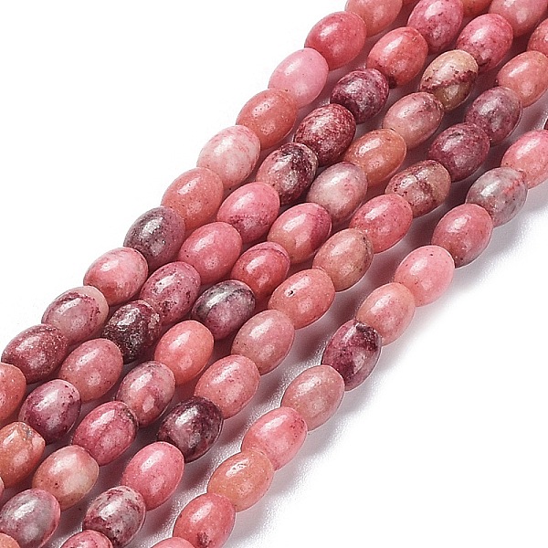 PandaHall Natural Quartz Beads Strands, Dyed, Rice, Salmon, 6x4.5mm, Hole: 0.8mm, about 69~72pcs/strand, 16.14~16.34 inch(41~41.5cm) Other..., Red
PandaHall Natural Quartz Beads Strands, Dyed, Rice, Salmon, 6x4.5mm, Hole: 0.8mm, about 69~72pcs/strand, 16.14~16.34 inch(41~41.5cm) Other..., Red