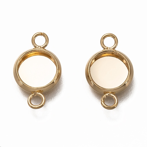 PandaHall 304 Stainless Steel Cabochon Connector Settings, Plain Edge Bezel Cups, Flat Round, Real 18K Gold Plated, Tray: 6mm, 13x8x1.5mm...
PandaHall 304 Stainless Steel Cabochon Connector Settings, Plain Edge Bezel Cups, Flat Round, Real 18K Gold Plated, Tray: 6mm, 13x8x1.5mm...