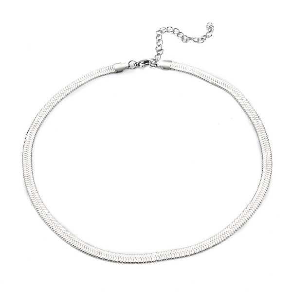 PandaHall 201 Stainless Steel Herringbone Chain Necklaces, with Lobster Claw Clasps, Stainless Steel Color, 15.67 inch(39.8cm) 201 Stainless...
PandaHall 201 Stainless Steel Herringbone Chain Necklaces, with Lobster Claw Clasps, Stainless Steel Color, 15.67 inch(39.8cm) 201 Stainless...