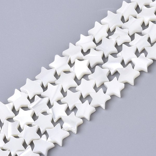 PandaHall Natural Trochid Shell/Trochus Shell Bead Strands, Star, 6x6x2mm, Hole: 0.9mm, about 76pcs/strand, 15.35 inch(39cm) Trochus Shell...
PandaHall Natural Trochid Shell/Trochus Shell Bead Strands, Star, 6x6x2mm, Hole: 0.9mm, about 76pcs/strand, 15.35 inch(39cm) Trochus Shell...