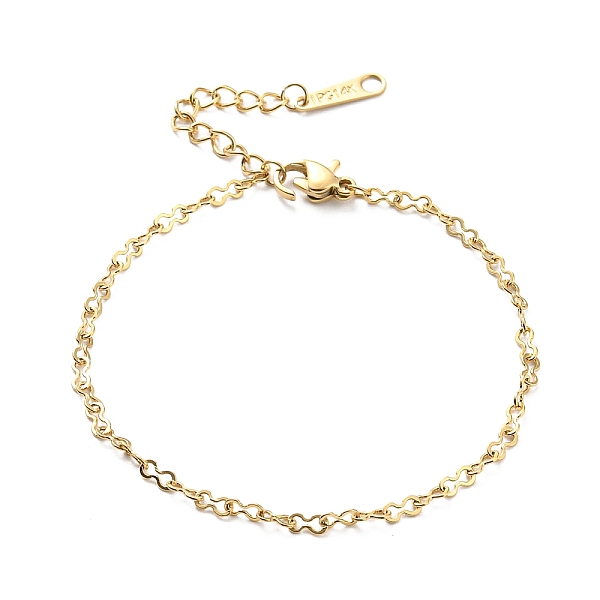 PandaHall 304 Stainless Steel Infinity Link Chain Bracelet for Women, Golden, 8-1/4 inch(21cm) 304 Stainless Steel
PandaHall 304 Stainless Steel Infinity Link Chain Bracelet for Women, Golden, 8-1/4 inch(21cm) 304 Stainless Steel