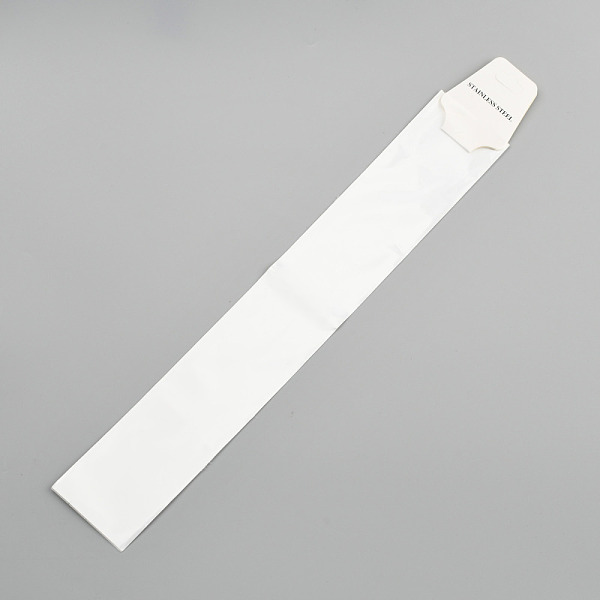 PandaHall Rectangle Cellophane Bags, with Cardboard Display Cards, White, 30x5.2cm, Unilateral Thickness: 0.035mm, Display hanging card...
PandaHall Rectangle Cellophane Bags, with Cardboard Display Cards, White, 30x5.2cm, Unilateral Thickness: 0.035mm, Display hanging card...