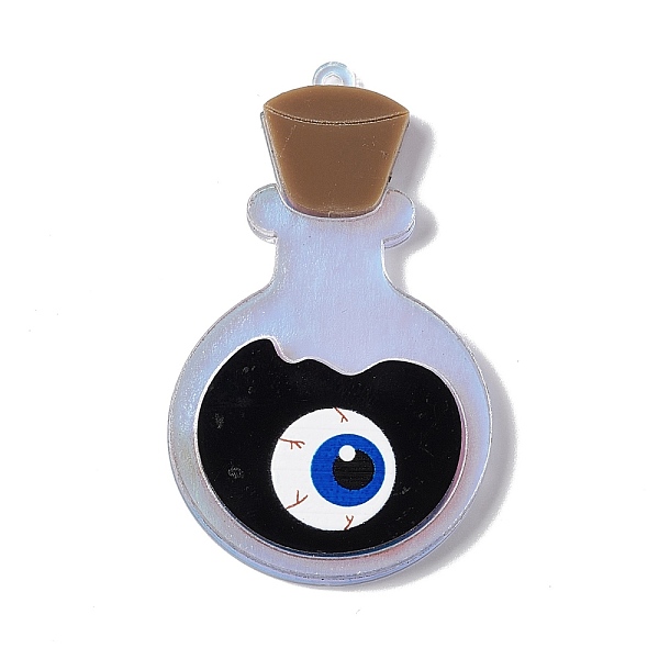 PandaHall Halloween Theme Acrylic Big Pendants, Bottle with Evil Eye, Black, 52.5x32x3.5mm, Hole: 1.6mm Acrylic Bottle Black
PandaHall Halloween Theme Acrylic Big Pendants, Bottle with Evil Eye, Black, 52.5x32x3.5mm, Hole: 1.6mm Acrylic Bottle Black