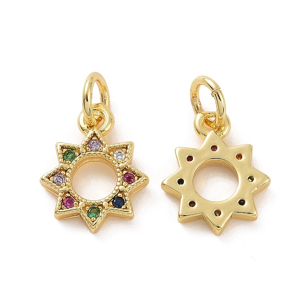 PandaHall Brass Micro Pave Cubic Zirconia Charm, with Jump Rings, Hollow Sun Charm, Real 18K Gold Plated, 12x10x2mm, Hole: 3.2mm Brass+Cubic...
PandaHall Brass Micro Pave Cubic Zirconia Charm, with Jump Rings, Hollow Sun Charm, Real 18K Gold Plated, 12x10x2mm, Hole: 3.2mm Brass+Cubic...
