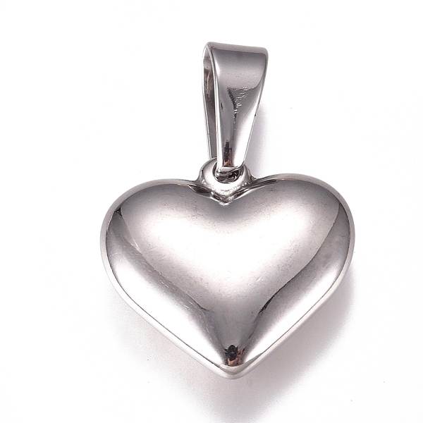 PandaHall 304 Stainless Steel Pendants, Heart, Stainless Steel Color, 19.5x20x5.5mm, Hole: 7x3mm 304 Stainless Steel Heart
PandaHall 304 Stainless Steel Pendants, Heart, Stainless Steel Color, 19.5x20x5.5mm, Hole: 7x3mm 304 Stainless Steel Heart