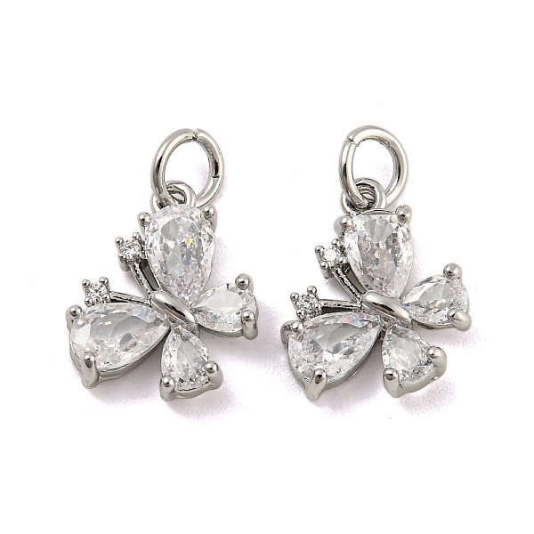 PandaHall Brass Micro Pave Clear Cubic Zirconia Pendants, Butterfly, Platinum, 10x13.5x3mm, , 3mm inner diameter Brass+Cubic Zirconia...
PandaHall Brass Micro Pave Clear Cubic Zirconia Pendants, Butterfly, Platinum, 10x13.5x3mm, , 3mm inner diameter Brass+Cubic Zirconia...