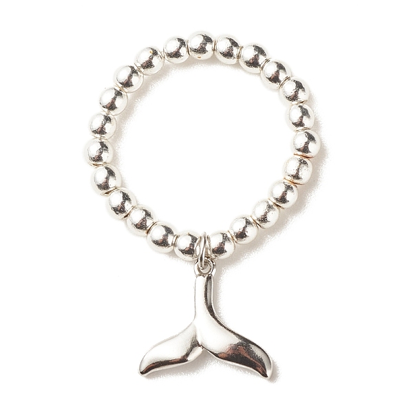 PandaHall Synthetic Hematite Round Beaded Finger Ring with Brass Whale Tail Charms, Gemstone Jewelry for Women, Platinum, US Size 7 3/4...
PandaHall Synthetic Hematite Round Beaded Finger Ring with Brass Whale Tail Charms, Gemstone Jewelry for Women, Platinum, US Size 7 3/4...