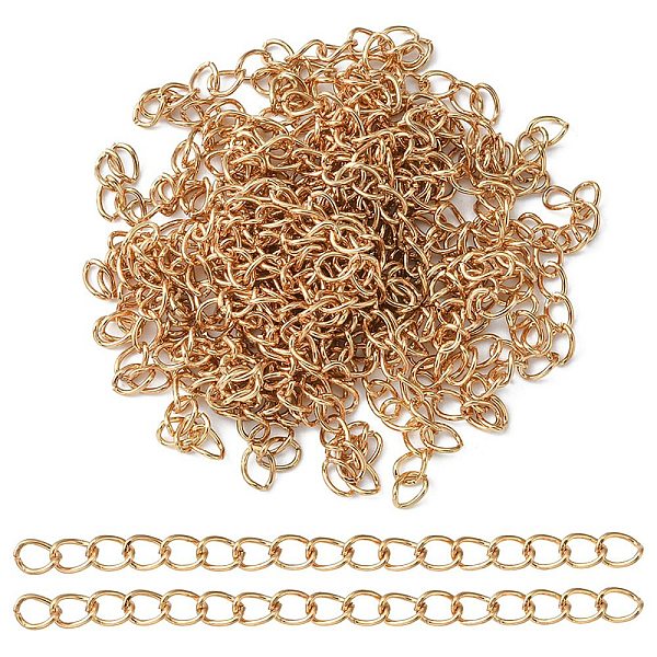 PandaHall Iron Curb Chain Extender, End Chains, Nickel Free, Light Gold, 70x3.5~4mm Iron
PandaHall Iron Curb Chain Extender, End Chains, Nickel Free, Light Gold, 70x3.5~4mm Iron