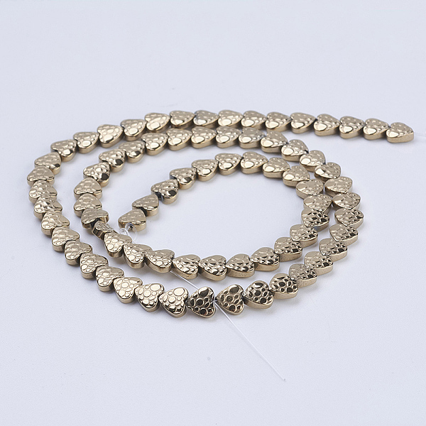 PandaHall Electroplate Non-magnetic Synthetic Hematite Beads Strands, Heart, Antique Bronze Plated, 6x6x2mm, Hole: 1mm, about 75pcs/strand...
PandaHall Electroplate Non-magnetic Synthetic Hematite Beads Strands, Heart, Antique Bronze Plated, 6x6x2mm, Hole: 1mm, about 75pcs/strand...
