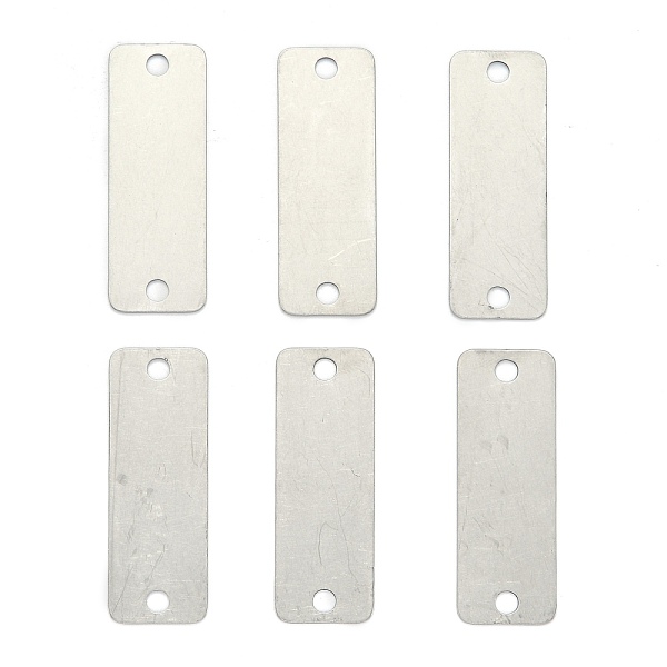 PandaHall ARRICRAFT 20Pcs 304 Stainless Steel Links Connectors, Rectangle, Stainless Steel Color, 5x1.8x0.1cm 304 Stainless Steel Rectangle
PandaHall ARRICRAFT 20Pcs 304 Stainless Steel Links Connectors, Rectangle, Stainless Steel Color, 5x1.8x0.1cm 304 Stainless Steel Rectangle