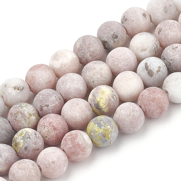 PandaHall Natural Marble and Sesame Jasper/Kiwi Jasper Beads Strands, Frosted, Round, 6mm, Hole: 1mm, about 63pcs/strand, 15.5 inch Mixed...
PandaHall Natural Marble and Sesame Jasper/Kiwi Jasper Beads Strands, Frosted, Round, 6mm, Hole: 1mm, about 63pcs/strand, 15.5 inch Mixed...