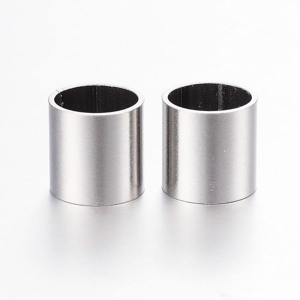 PandaHall 304 Stainless Steel Tube Beads, Stainless Steel Color, 8x8mm, Hole: 7mm 304 Stainless Steel Tube
PandaHall 304 Stainless Steel Tube Beads, Stainless Steel Color, 8x8mm, Hole: 7mm 304 Stainless Steel Tube