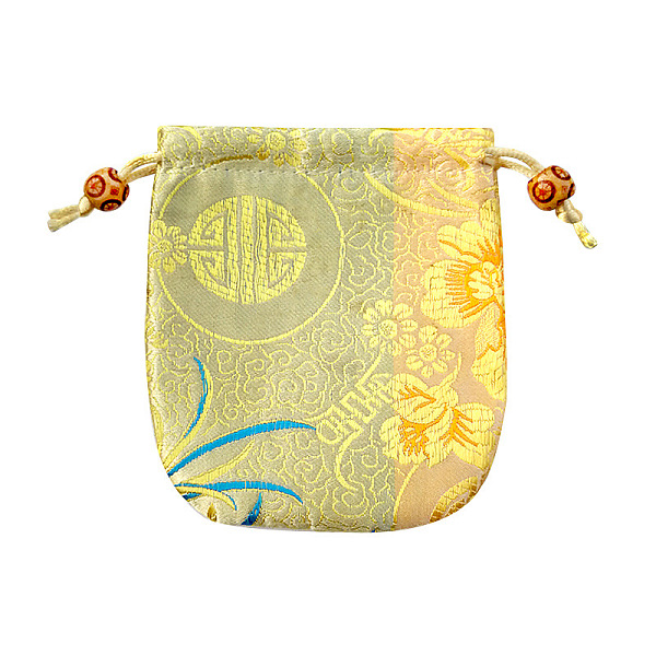 PandaHall Chinese Style Brocade Drawstring Gift Blessing Bags, Jewelry Storage Pouches for Wedding Party Candy Packaging, Champagne Yellow...
PandaHall Chinese Style Brocade Drawstring Gift Blessing Bags, Jewelry Storage Pouches for Wedding Party Candy Packaging, Champagne Yellow...