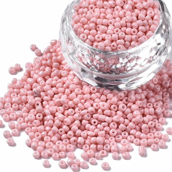 PandaHall Glass Seed Beads, Baking Paint, Round Hole, Round, Pink, 2~3x1.5~2mm, Hole: 0.8mm, about 450g/Pound Glass Pink
PandaHall Glass Seed Beads, Baking Paint, Round Hole, Round, Pink, 2~3x1.5~2mm, Hole: 0.8mm, about 450g/Pound Glass Pink