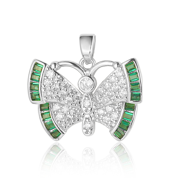 PandaHall 3Pcs Brass Micro Pave Cubic Zirconia Pendants, Butterfly Charms, Platinum, 22x16x2.4mm Brass+Cubic Zirconia Butterfly Green
PandaHall 3Pcs Brass Micro Pave Cubic Zirconia Pendants, Butterfly Charms, Platinum, 22x16x2.4mm Brass+Cubic Zirconia Butterfly Green