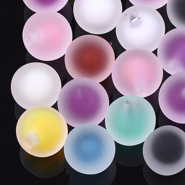 PandaHall Transparent Acrylic Beads, Rubber Style, Bead in Bead, Half Drilled Beads, Round, Mixed Color, 15.5x15mm, Half Hole: 3.5mm Acrylic..., Multicolor
PandaHall Transparent Acrylic Beads, Rubber Style, Bead in Bead, Half Drilled Beads, Round, Mixed Color, 15.5x15mm, Half Hole: 3.5mm Acrylic..., Multicolor