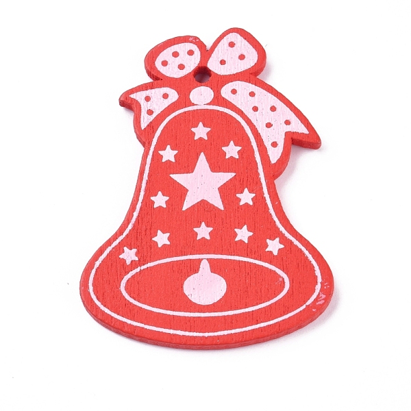 PandaHall Platane Wood Pendants, Bell, for Christmas, Dyed, Red, 49.5x36.5x2.5mm, Hole: 3mm Wood Bell Red
PandaHall Platane Wood Pendants, Bell, for Christmas, Dyed, Red, 49.5x36.5x2.5mm, Hole: 3mm Wood Bell Red