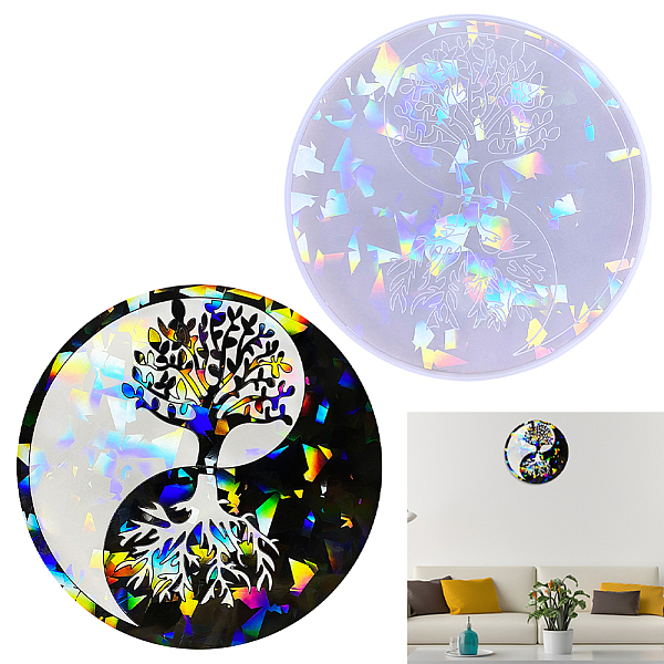PandaHall DIY Laser Effect Tai Ji & Tree of Life Pattern Display Decoration Silicone Molds, Resin Casting Molds, WhiteSmoke, 255x7.8mm..., White
PandaHall DIY Laser Effect Tai Ji & Tree of Life Pattern Display Decoration Silicone Molds, Resin Casting Molds, WhiteSmoke, 255x7.8mm..., White