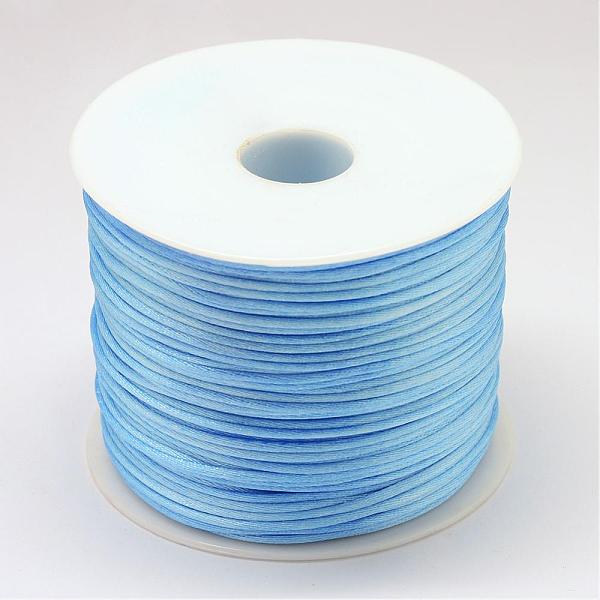 PandaHall Nylon Thread, Rattail Satin Cord, Cornflower Blue, 1.5mm, about 49.21 yards(45m)/roll Nylon Blue
PandaHall Nylon Thread, Rattail Satin Cord, Cornflower Blue, 1.5mm, about 49.21 yards(45m)/roll Nylon Blue