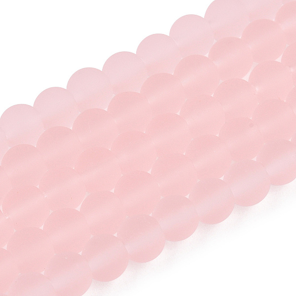 PandaHall Transparent Glass Beads Strands, Frosted, Round, Pink, 4~4.5mm, Hole: 0.8mm, about 97~99pcs/strand, 14.76 inch~14.96 inch...
PandaHall Transparent Glass Beads Strands, Frosted, Round, Pink, 4~4.5mm, Hole: 0.8mm, about 97~99pcs/strand, 14.76 inch~14.96 inch...