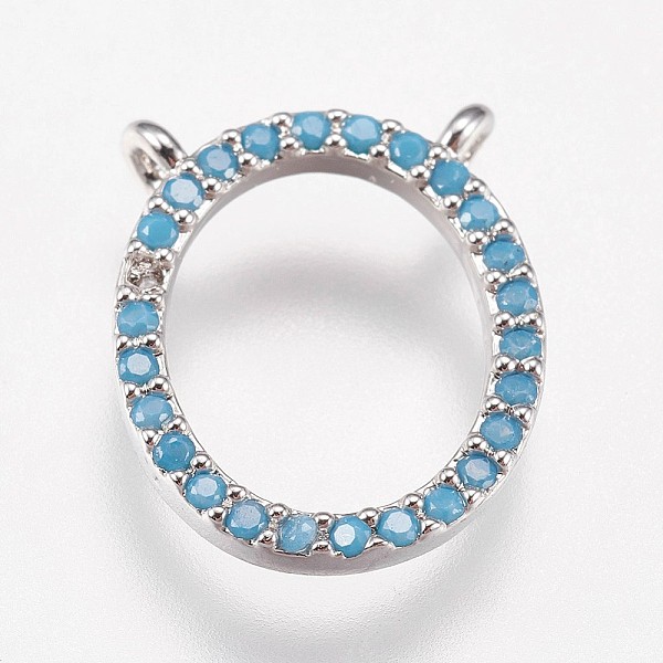 PandaHall Brass Micro Pave Cubic Zirconia Charms, Flat Round, Deep Sky Blue, Platinum, 13x11x2mm, Hole: 0.8mm Brass+Cubic Zirconia Flat...
PandaHall Brass Micro Pave Cubic Zirconia Charms, Flat Round, Deep Sky Blue, Platinum, 13x11x2mm, Hole: 0.8mm Brass+Cubic Zirconia Flat...