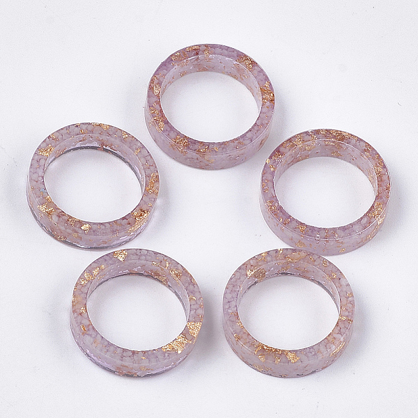 PandaHall Epoxy Resin Rings, with Gold Foil, Luminous/Glow in the Dark, Plum, US Size 7 1/4(17.5mm) Resin Purple
PandaHall Epoxy Resin Rings, with Gold Foil, Luminous/Glow in the Dark, Plum, US Size 7 1/4(17.5mm) Resin Purple