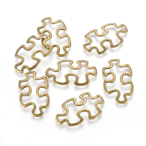 PandaHall Tibetan Style Alloy Linking Rings, Cadmium Free & Nickel Free & Lead Free, Autism Puzzle Jigsaw, Antique Bronze, 30x18x3mm Alloy...
PandaHall Tibetan Style Alloy Linking Rings, Cadmium Free & Nickel Free & Lead Free, Autism Puzzle Jigsaw, Antique Bronze, 30x18x3mm Alloy...