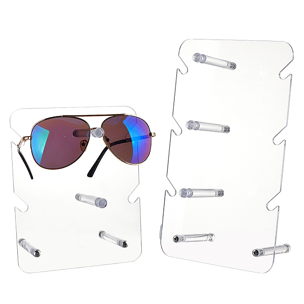 PandaHall 2 Sets Acrylic Glasses Display Stand, 3-Tier/2-Tier Sunglasses Frame Display Rack White Tabletop Retail Eyewear Holder Jewelry..., Clear
PandaHall 2 Sets Acrylic Glasses Display Stand, 3-Tier/2-Tier Sunglasses Frame Display Rack White Tabletop Retail Eyewear Holder Jewelry..., Clear