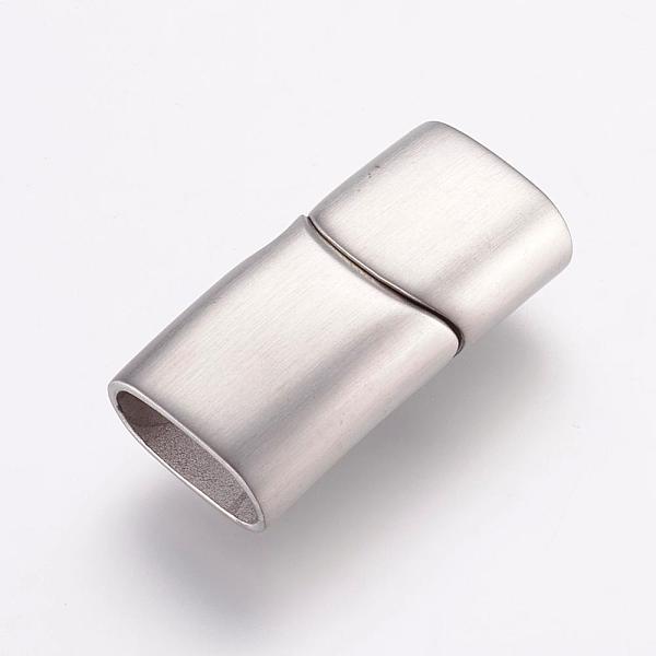 PandaHall 304 Stainless Steel Magnetic Clasps with Glue-in Ends, Rectangle, Frosted, Stainless Steel Color, 29x14x8.5mm, Hole: 6.5X12mm 304...
PandaHall 304 Stainless Steel Magnetic Clasps with Glue-in Ends, Rectangle, Frosted, Stainless Steel Color, 29x14x8.5mm, Hole: 6.5X12mm 304...