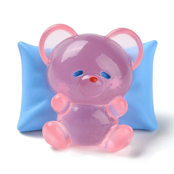 PandaHall Luminous Resin Cute Little Bear Ornaments, Glow in the Dark, Micro Landscape Decoration, Light Sky Blue, 37.5x30x29mm Resin Bear
PandaHall Luminous Resin Cute Little Bear Ornaments, Glow in the Dark, Micro Landscape Decoration, Light Sky Blue, 37.5x30x29mm Resin Bear
