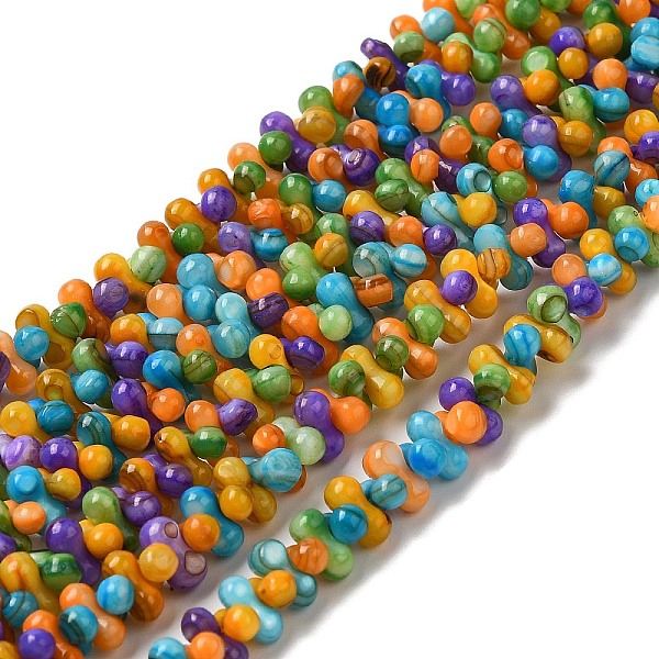 PandaHall Natural Freshwater Shell Beads Strands, Dyed, Bone, Colorful, 8x4mm, Hole: 0.6mm, about 138pcs/strand, 14.57~14.96 inch(37~38cm)..., Multicolor
PandaHall Natural Freshwater Shell Beads Strands, Dyed, Bone, Colorful, 8x4mm, Hole: 0.6mm, about 138pcs/strand, 14.57~14.96 inch(37~38cm)..., Multicolor