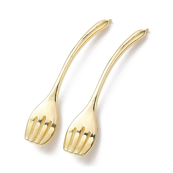 PandaHall Rack Plating Brass Chandelier Component Links, Fork, Real 18K Gold Plated, 60x12x5mm, Hole: 1.2mm & 1.4mm. Brass Tableware
PandaHall Rack Plating Brass Chandelier Component Links, Fork, Real 18K Gold Plated, 60x12x5mm, Hole: 1.2mm & 1.4mm. Brass Tableware
