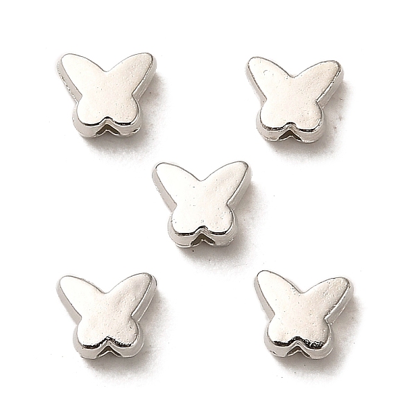 PandaHall CCB Plastic Beads, Butterfly, Platinum, 5x6x3mm, Hole: 1.4mm Plastic Butterfly
PandaHall CCB Plastic Beads, Butterfly, Platinum, 5x6x3mm, Hole: 1.4mm Plastic Butterfly